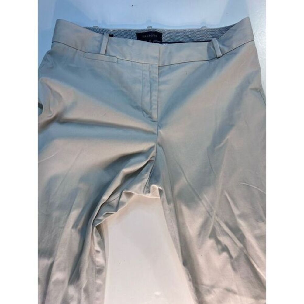 Talbots Straight Leg Pants in Light Beige
